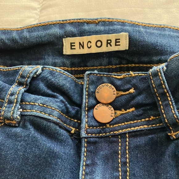 ENCORE SKINNY JUNIORS WOMEN’S JEANS SIZE 1 - Picture 2 of 8